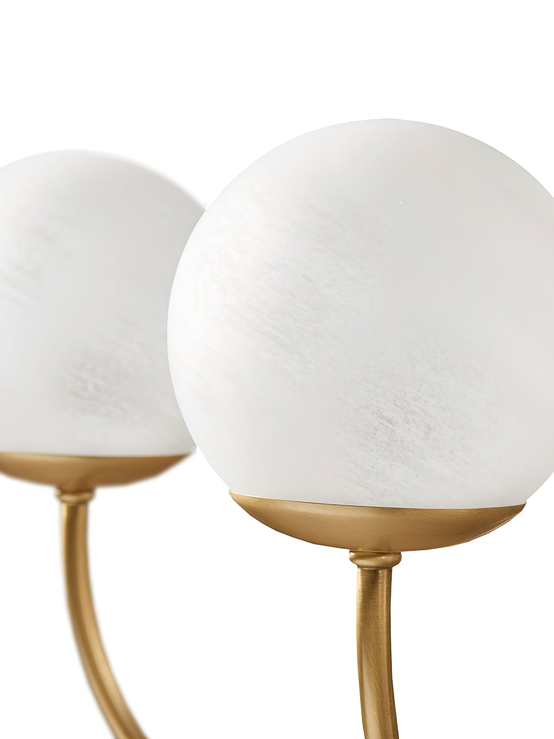 Oriuena lampadario ottone sfera Orillia elegante
