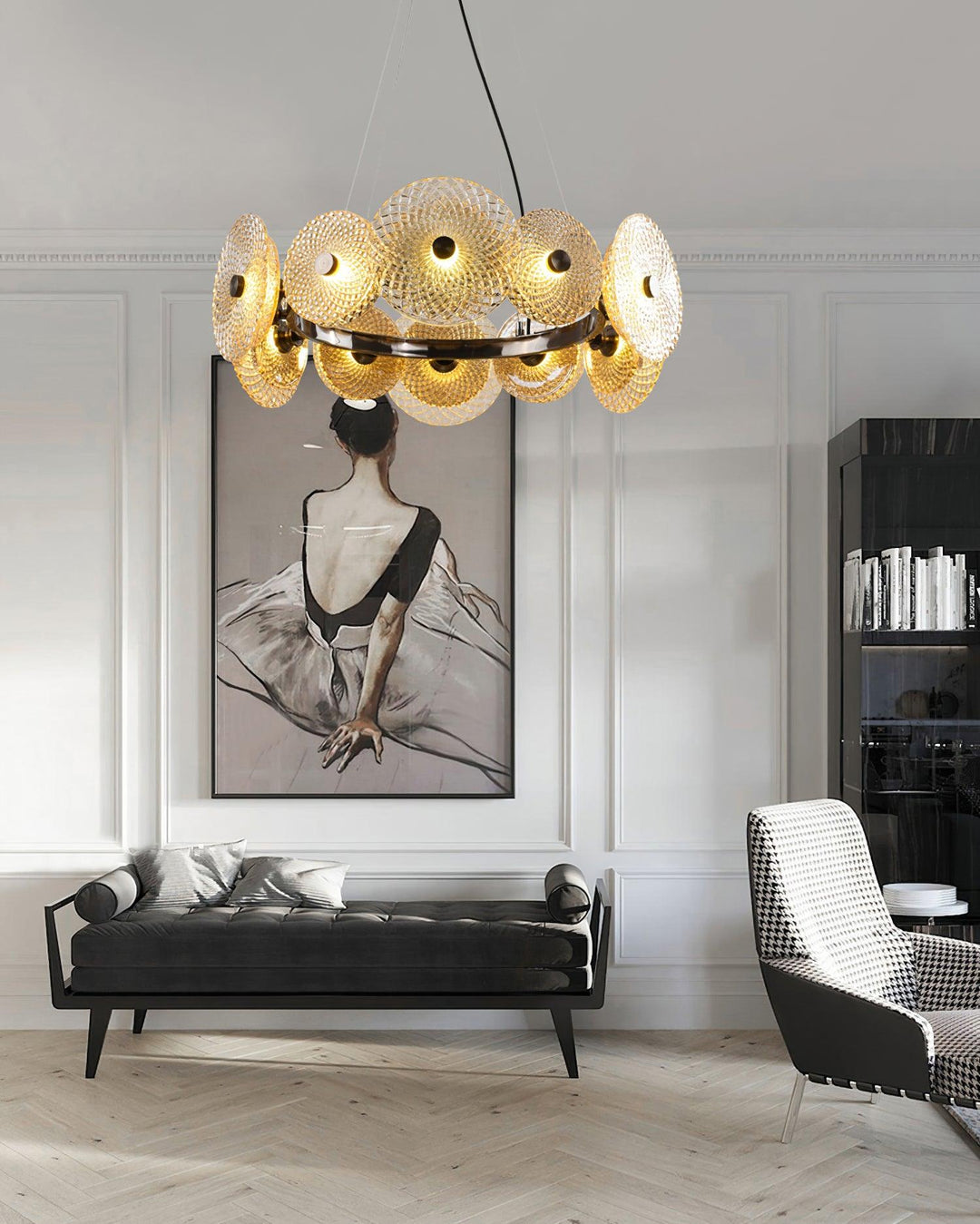 Zeveleth lampadario di lusso Postmoderno in Cristallo