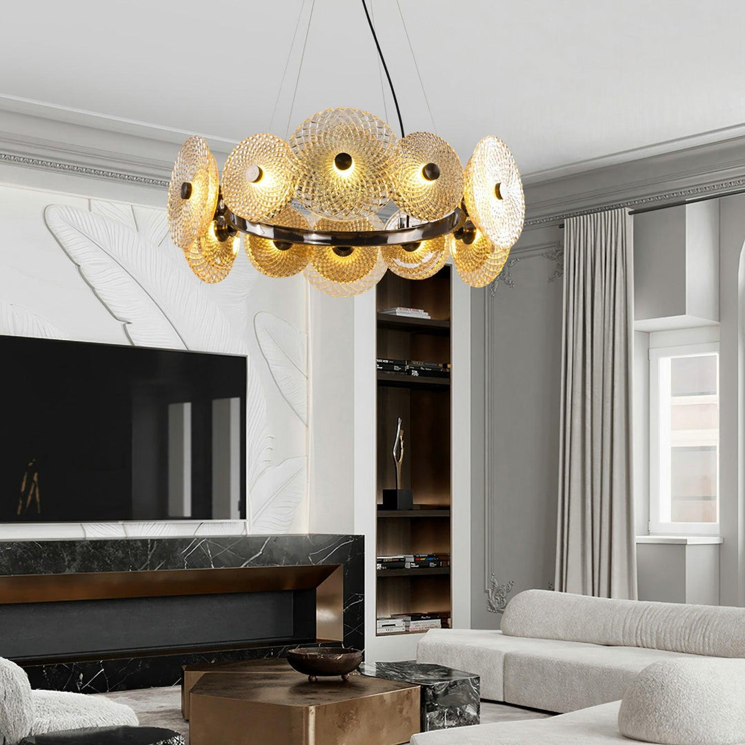 Zeveleth lampadario di lusso Postmoderno in Cristallo