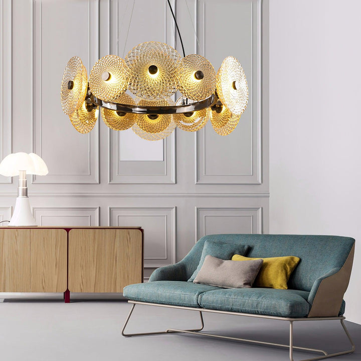 Zeveleth lampadario di lusso Postmoderno in Cristallo