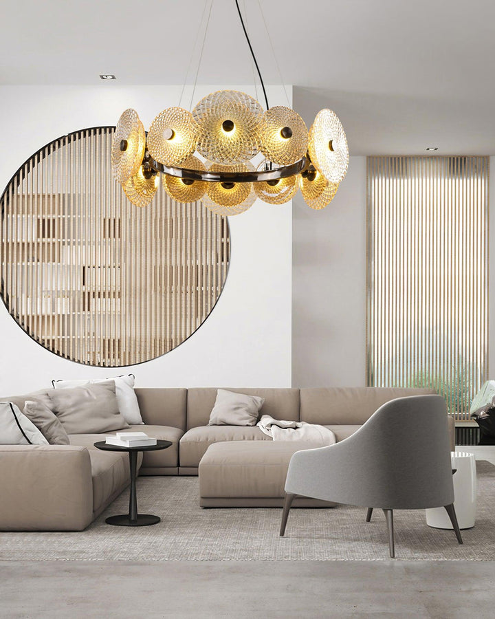 Zeveleth lampadario di lusso Postmoderno in Cristallo