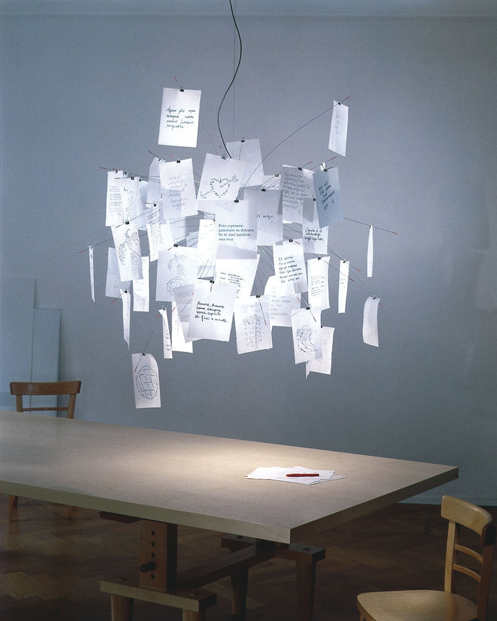 Ortheen Individual Creativity Paper Metal Chandelier - Lamp Copper