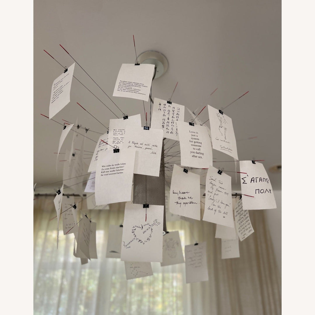 Ortheen Individual Creativity Paper Metal Chandelier - Lamp Copper