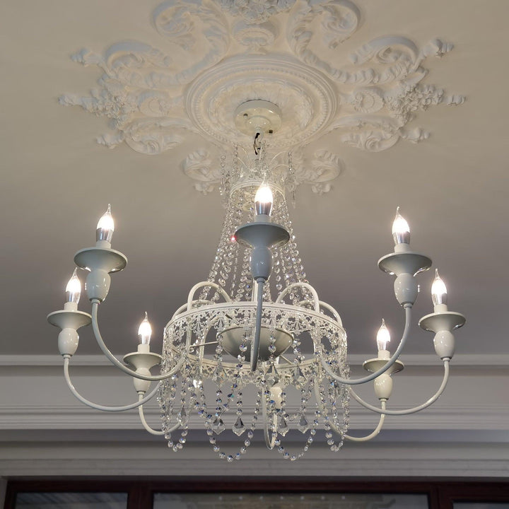 Elyalaria lampadario Cristallo Tasselli