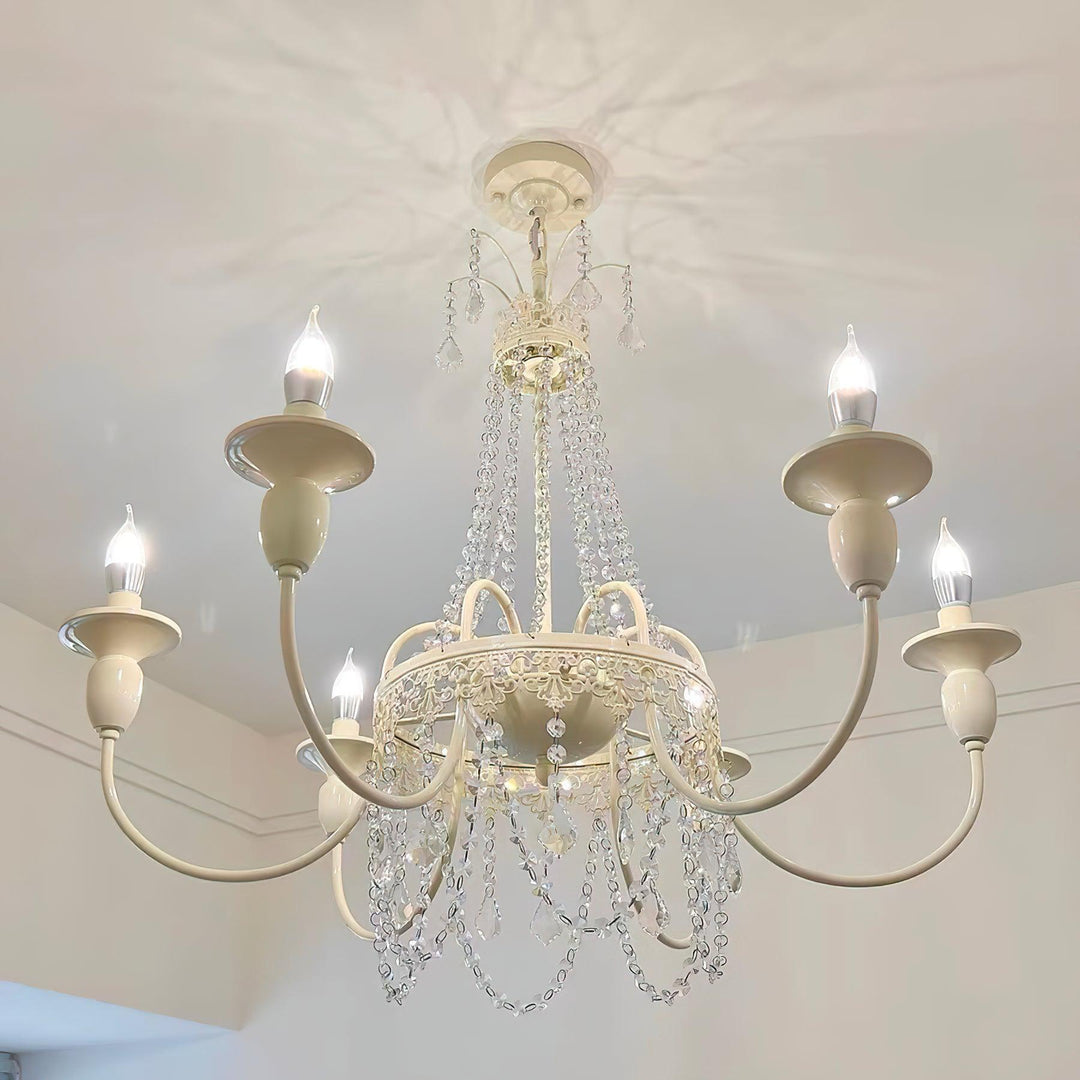Elyalaria lampadario Cristallo Tasselli