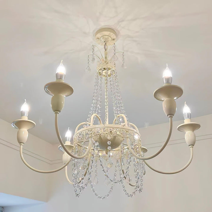 Elyalaria lampadario Cristallo Tasselli