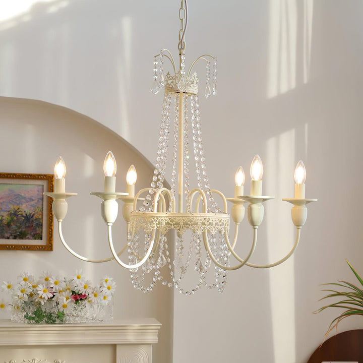 Elyalaria lampadario Cristallo Tasselli