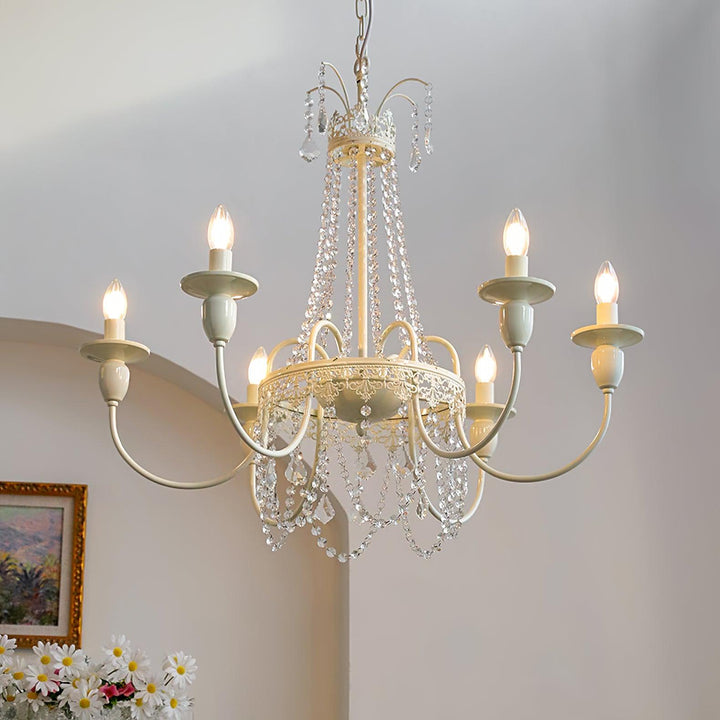 Elyalaria lampadario Cristallo Tasselli