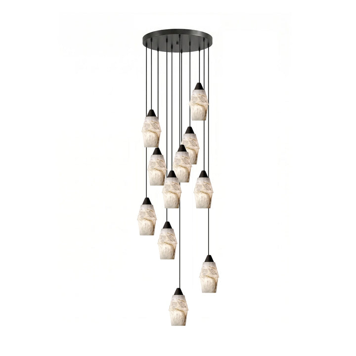 Pavilion alabastro grappolo lampadario