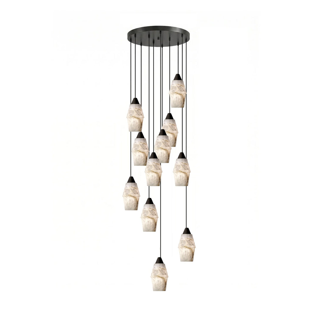 Pavilion alabastro grappolo lampadario