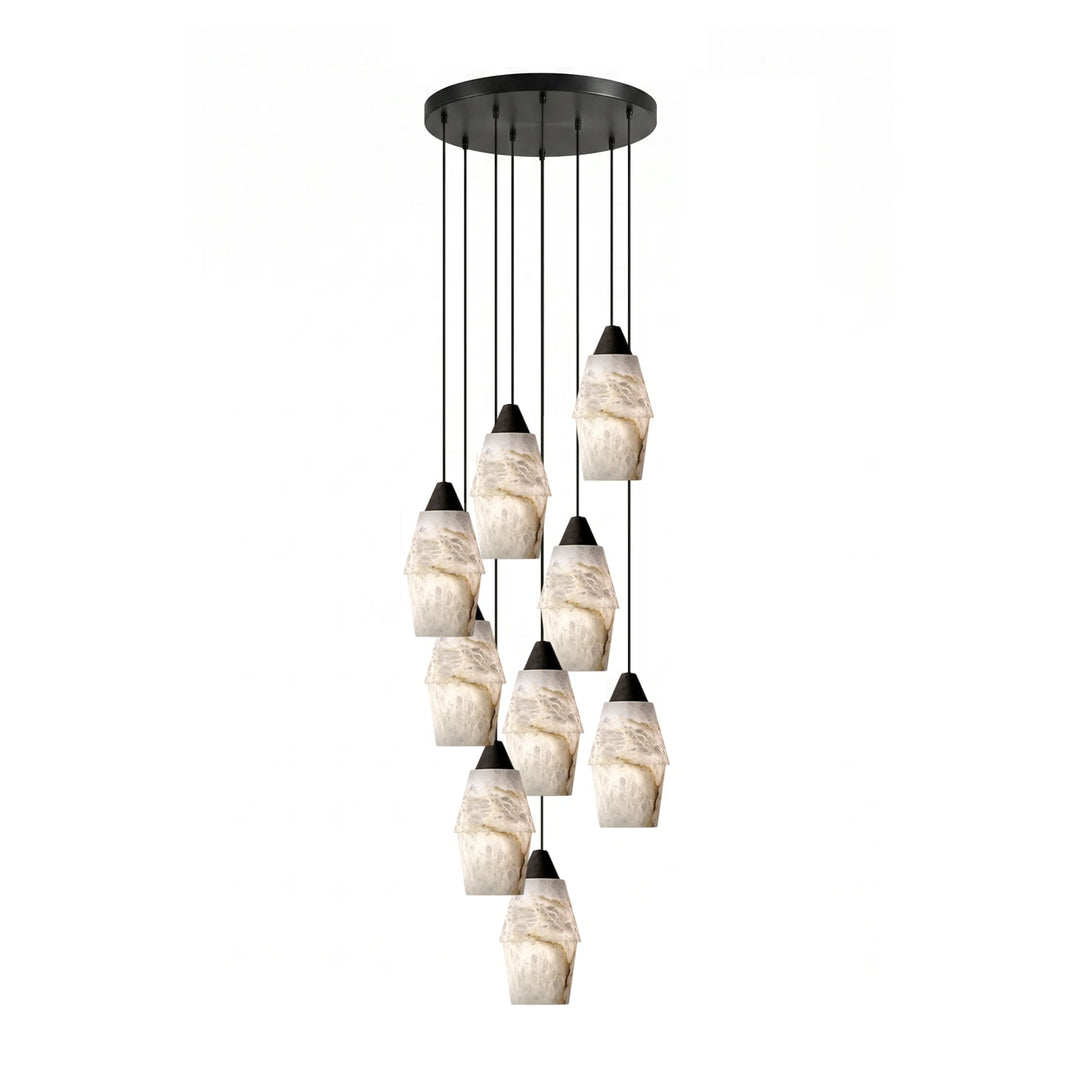 Pavilion alabastro grappolo lampadario