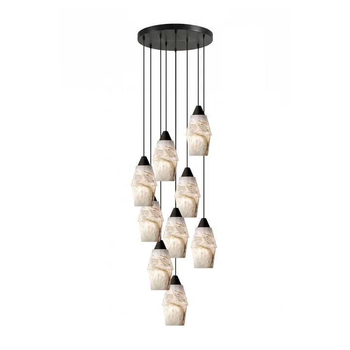 Pavilion alabastro grappolo lampadario