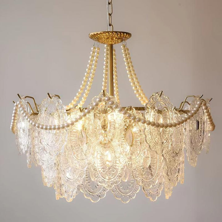 Eirivaine lampadario in vetro