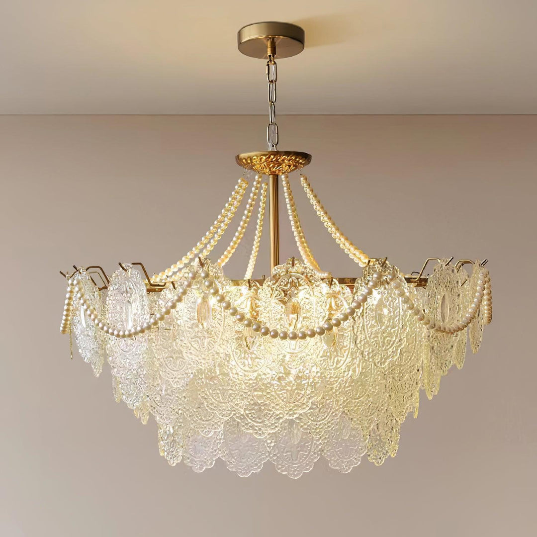 Eirivaine lampadario in vetro