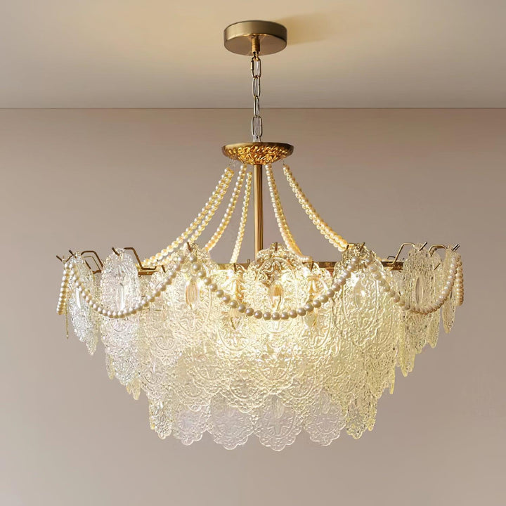Eirivaine lampadario in vetro
