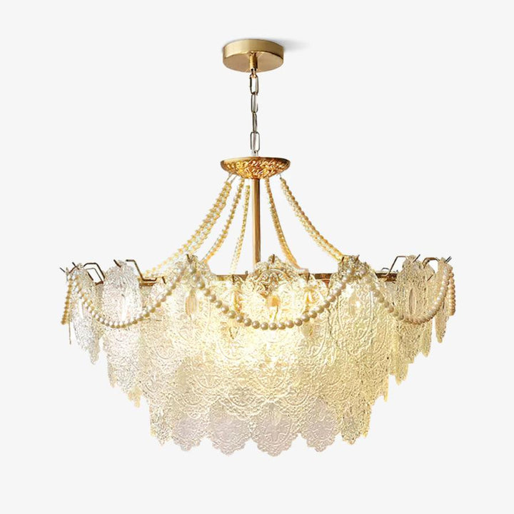 Eirivaine lampadario in vetro