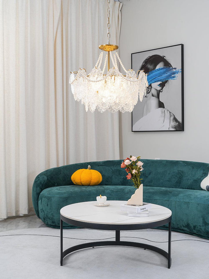 Eirivaine lampadario in vetro