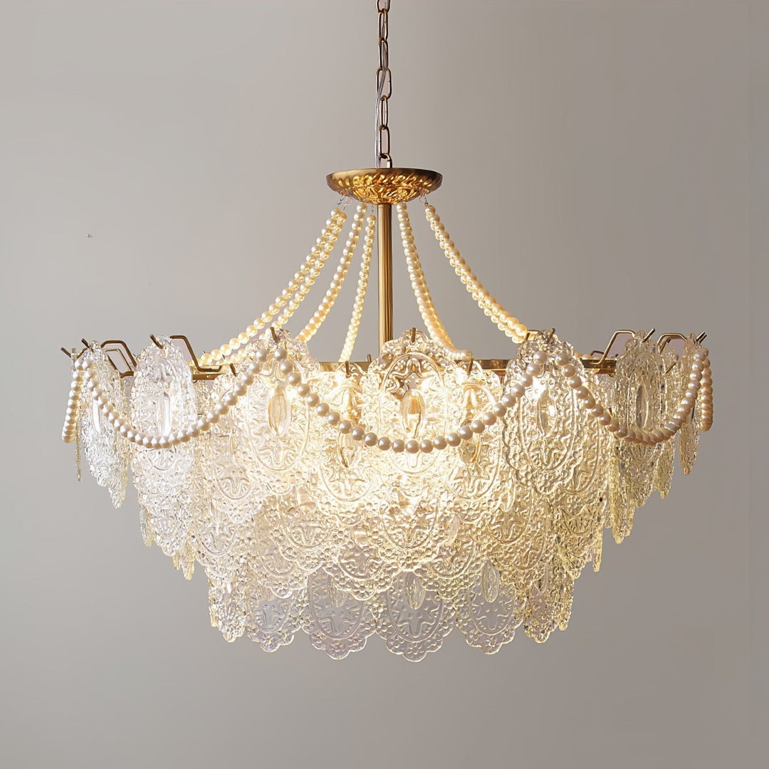 Eirivaine lampadario in vetro