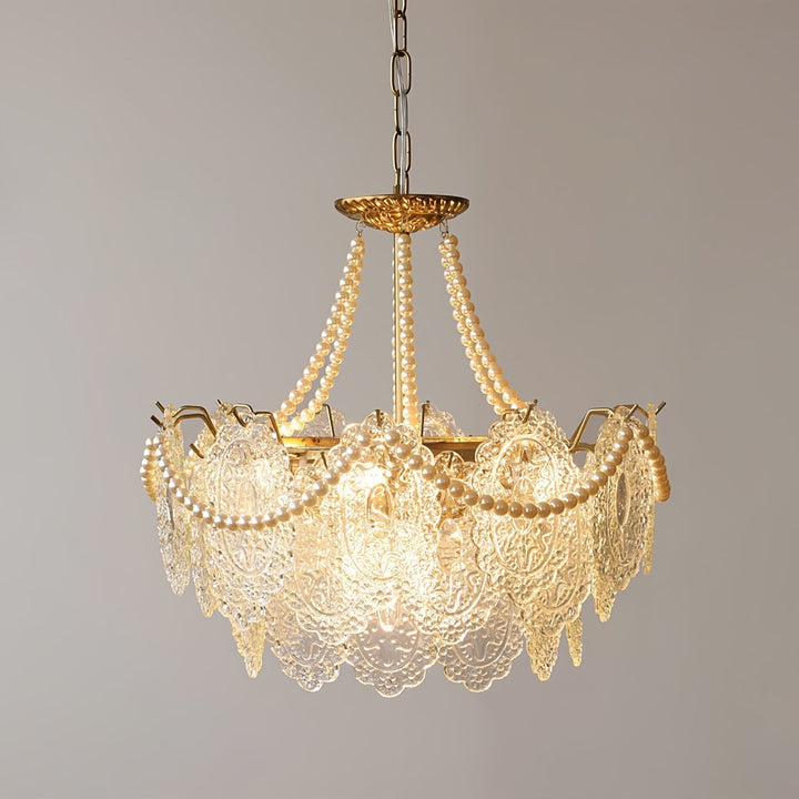 Eirivaine lampadario in vetro