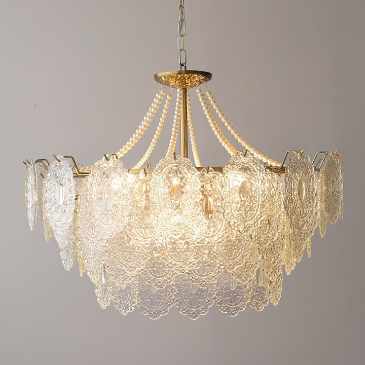 Eirivaine lampadario in vetro