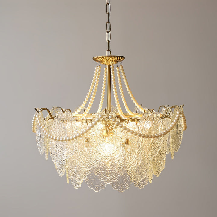Eirivaine lampadario in vetro
