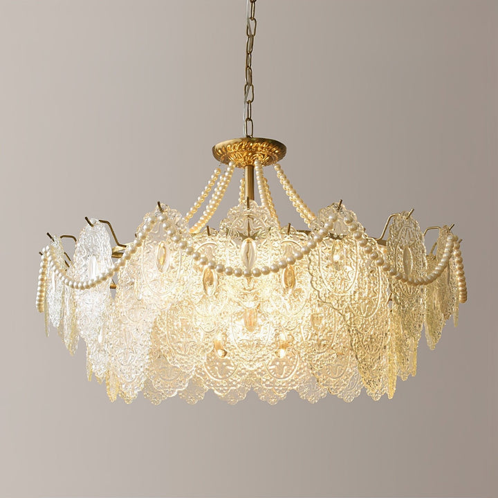 Eirivaine lampadario in vetro