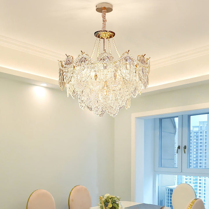 Eirivaine lampadario in vetro