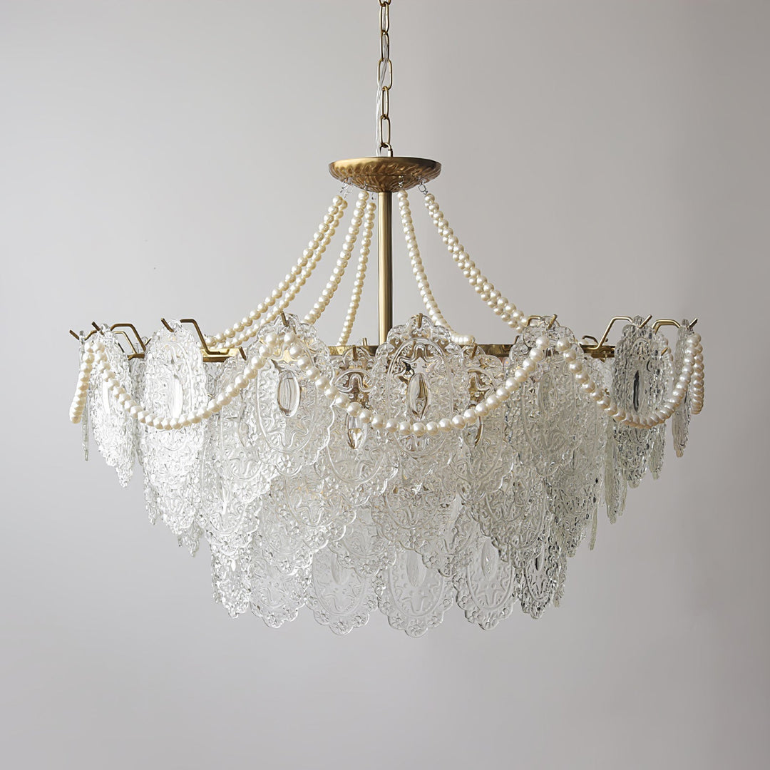 Eirivaine lampadario in vetro