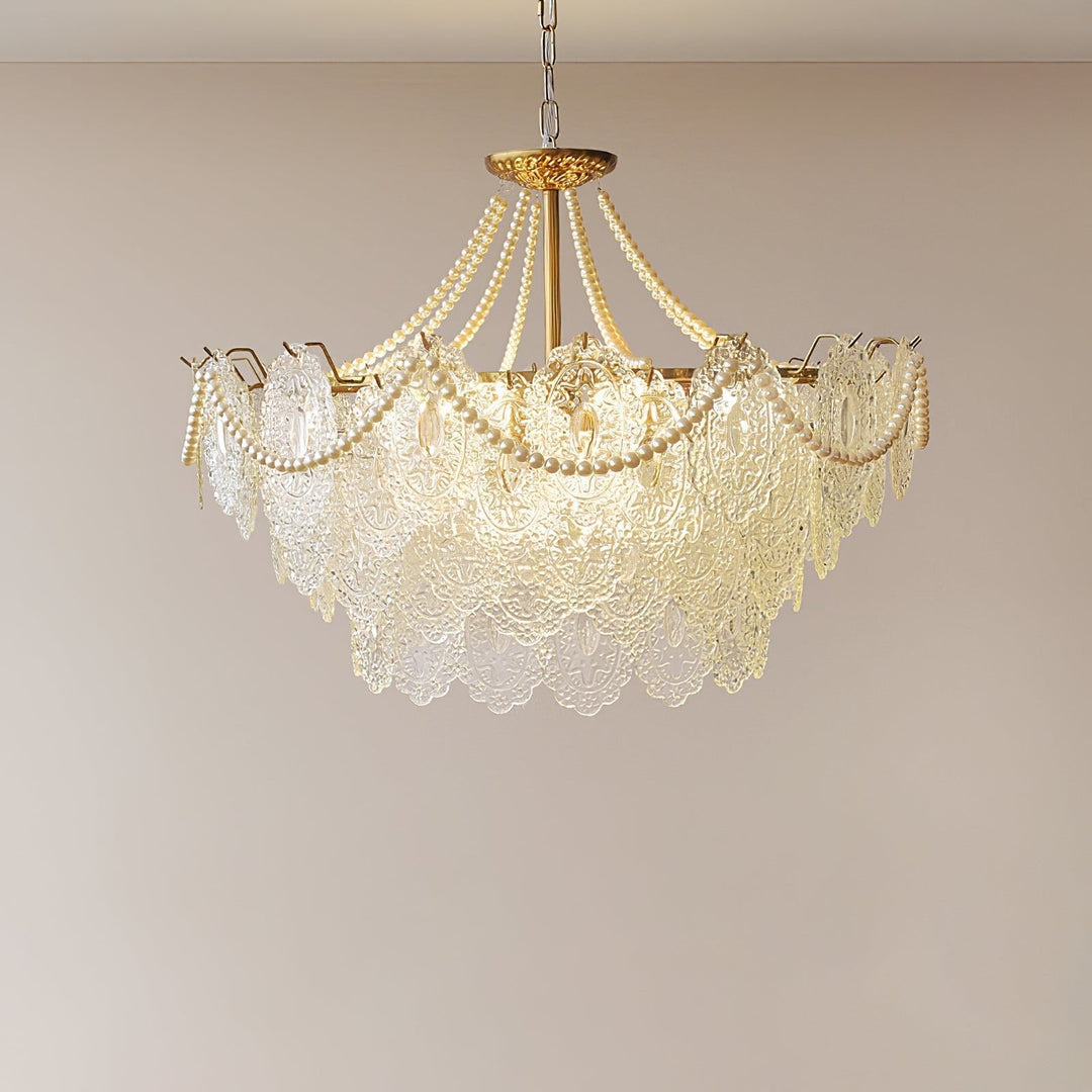 Eirivaine lampadario in vetro