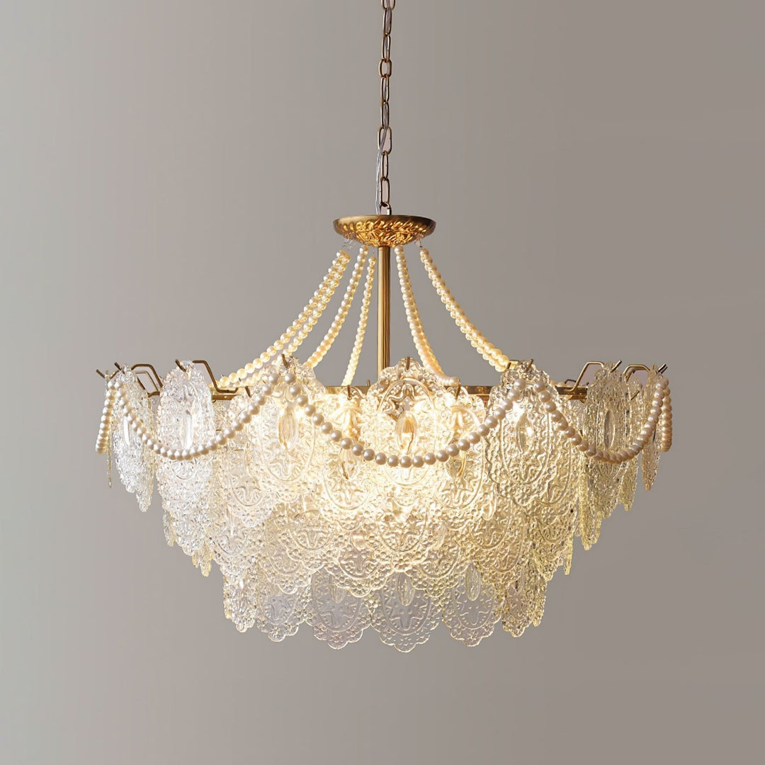 Eirivaine lampadario in vetro