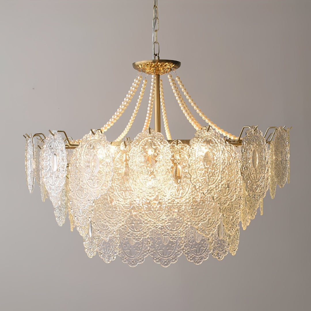 Eirivaine lampadario in vetro