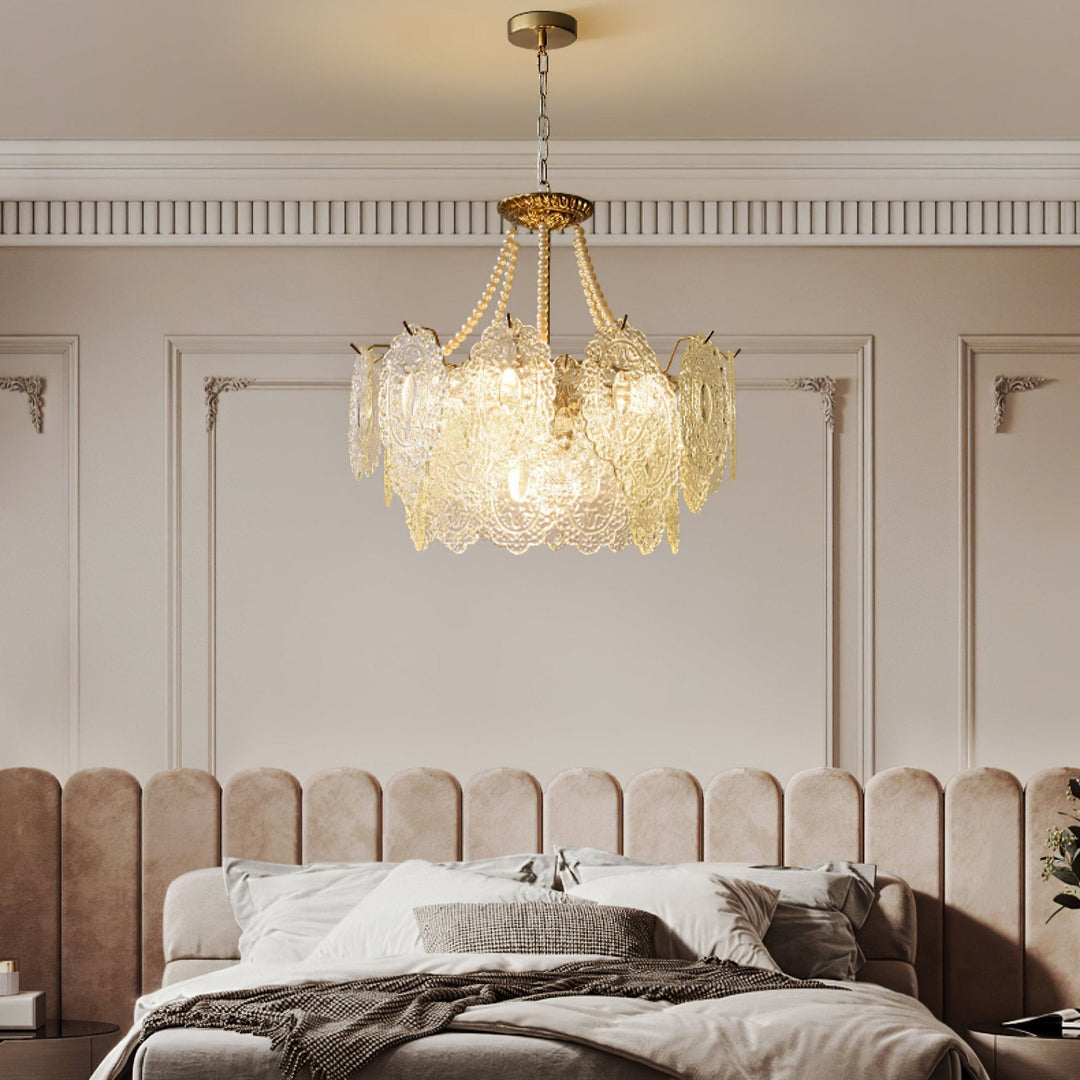 Eirivaine lampadario in vetro