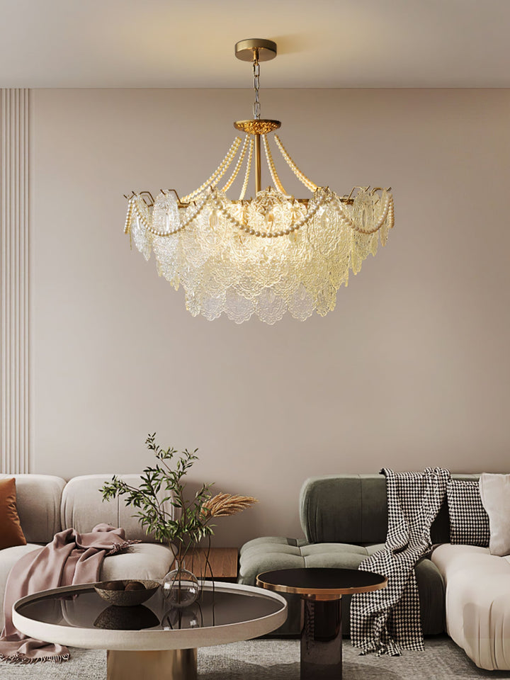 Eirivaine lampadario in vetro