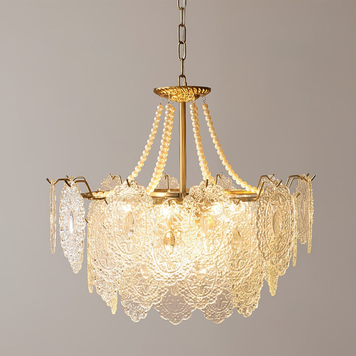 Eirivaine lampadario in vetro