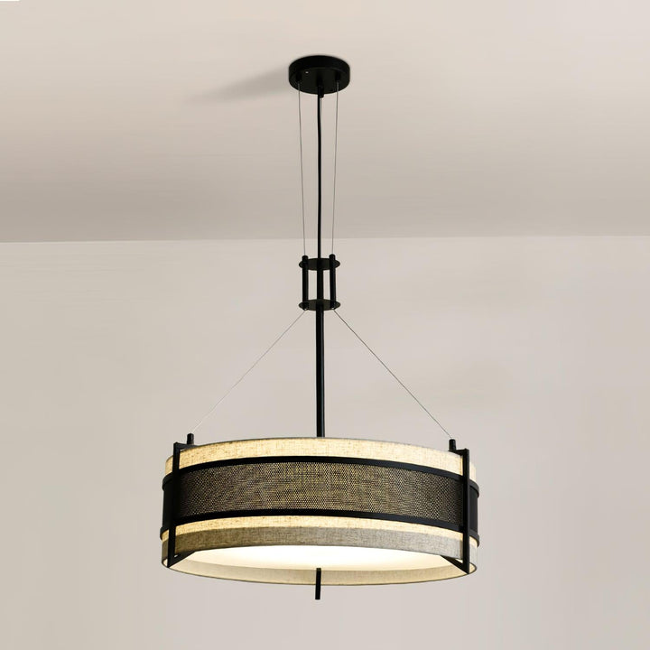 Rivanora lampadario Pedesina nero Rete LED