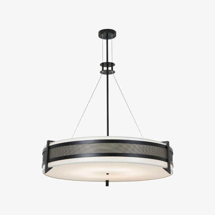 Rivanora lampadario Pedesina nero Rete LED