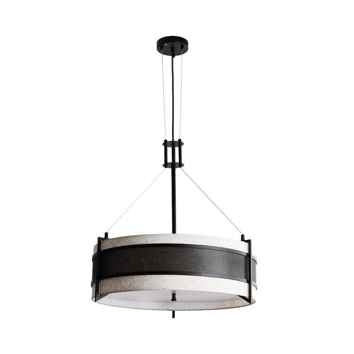 Rivanora lampadario Pedesina nero Rete LED