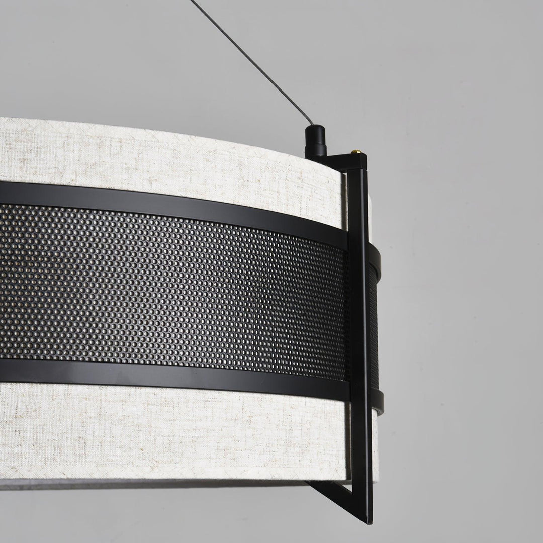 Rivanora lampadario Pedesina nero Rete LED