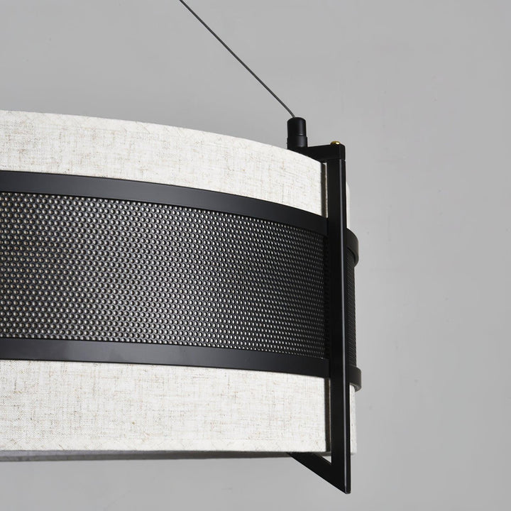 Rivanora lampadario Pedesina nero Rete LED