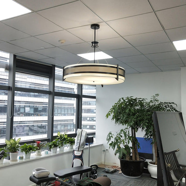 Rivanora lampadario Pedesina nero Rete LED