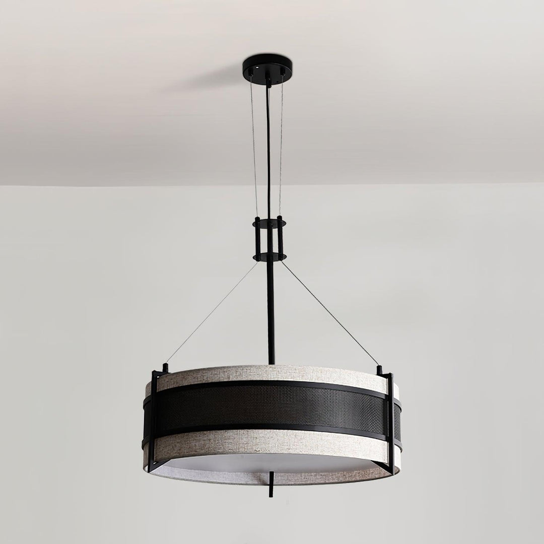 Rivanora lampadario Pedesina nero Rete LED