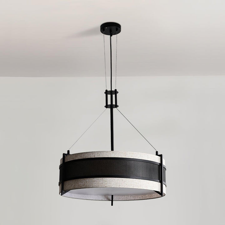 Rivanora lampadario Pedesina nero Rete LED