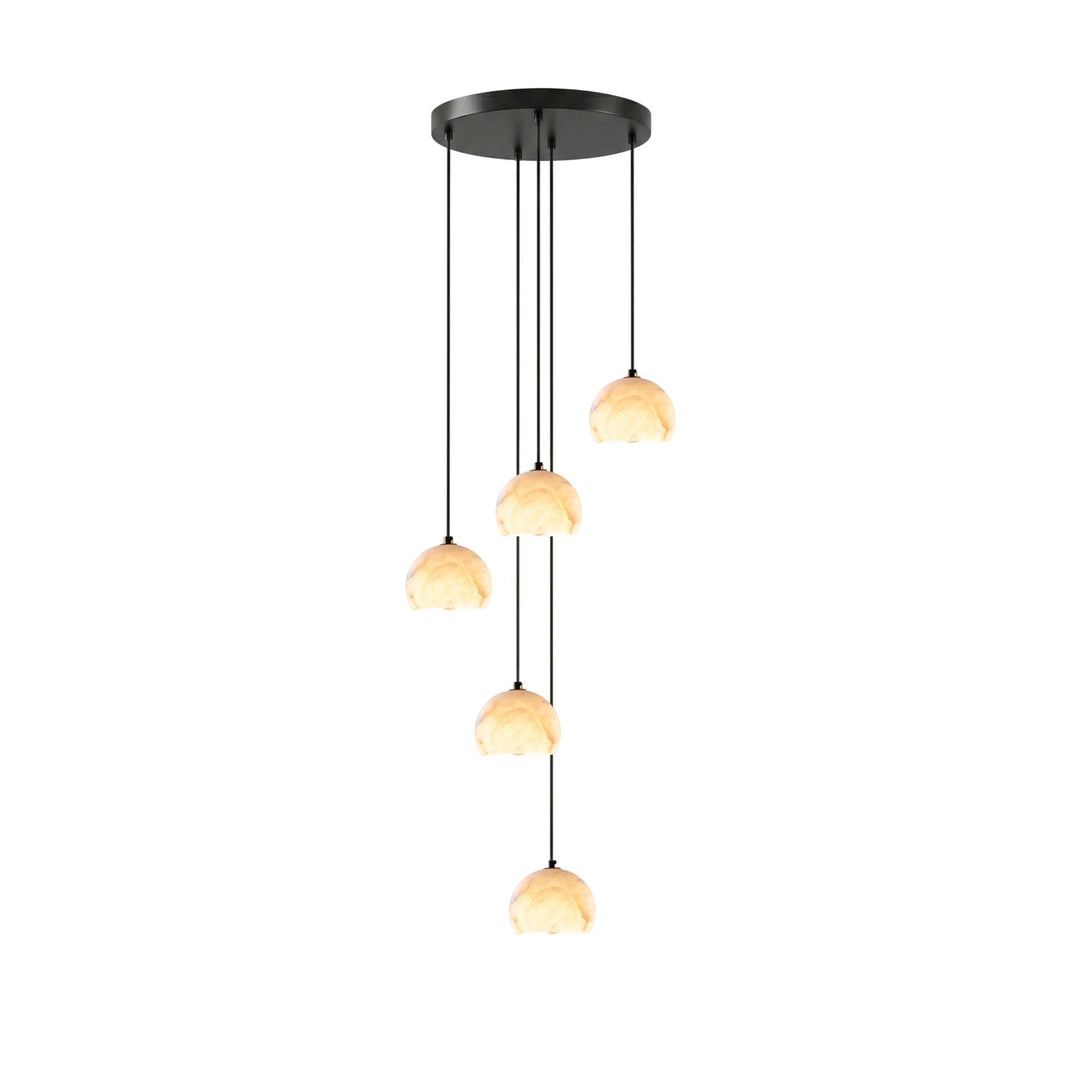 Nerea alabastro Cupola lampadario per scale