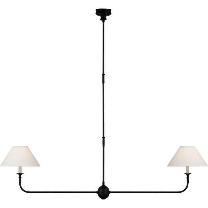 Silva Lampadario Lineare Moderno LED in Metallo