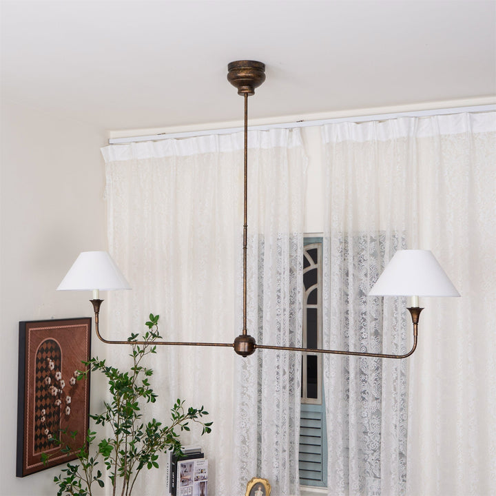 Silva Lampadario Lineare Moderno LED in Metallo