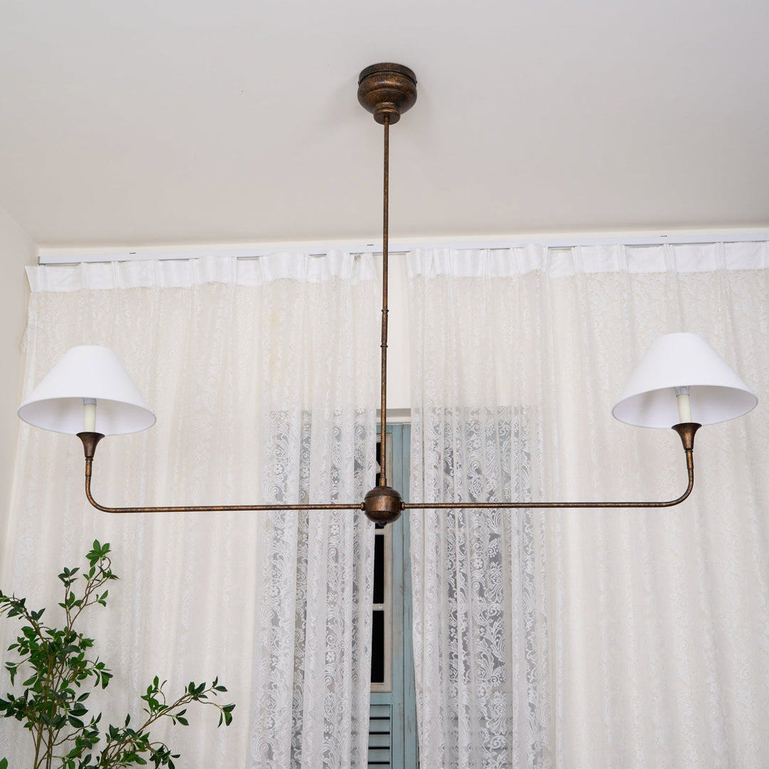 Silva Lampadario Lineare Moderno LED in Metallo