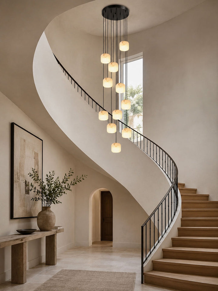 Serelle alabastro lampadario a grappolo