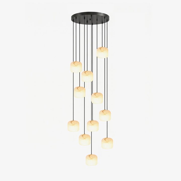Serelle alabastro lampadario a grappolo