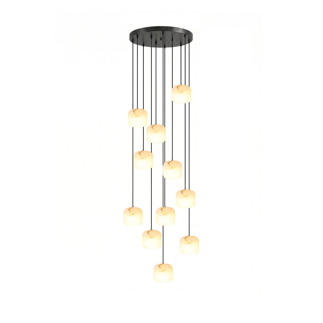Serelle alabastro lampadario a grappolo