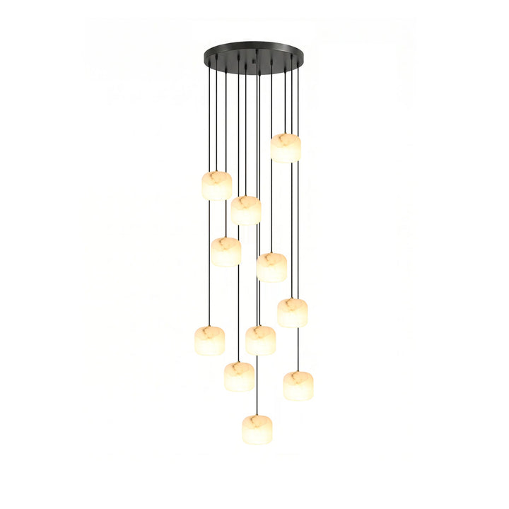 Serelle alabastro lampadario a grappolo